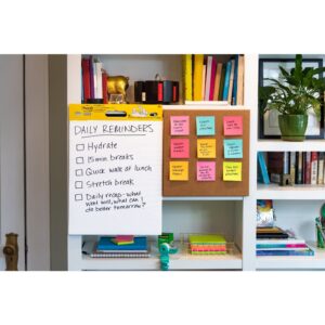 Post-it Super Sticky Notes, 3 in x 3 in, Bright Pink, 1 Pad