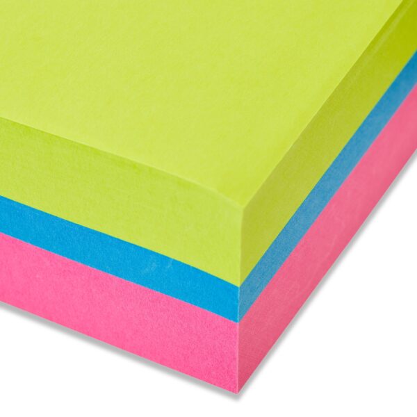 Pen+Gear Sticky Notes Cube, Multicolor, 3” x 3”, 400 Sheets