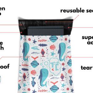 a la mode Mailers Animal Print Cheetah Strawberry Safari Reusable 12.5x15 Poly Mailers 50 Pack - Image 144