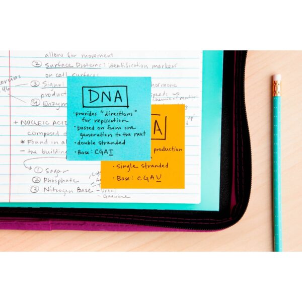 Post-it Super Sticky Notes, 3 in x 3 in, Bright Pink, 1 Pad