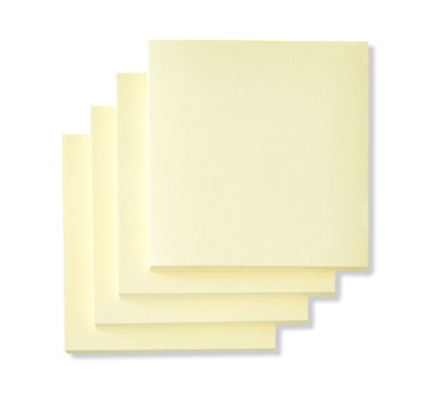 Pen + Gear Sticky Notes, 3 in. x3 in., Assorted Pastel, 100 Shts/Pad, 4 Pads