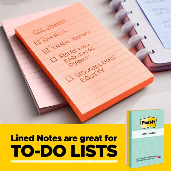 Post-it Notes, 1 3/8 in x 1 7/8 in, Poptimistic, 4 Pads