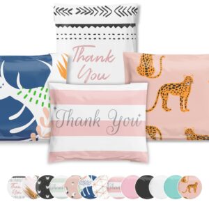 a la mode Mailers Animal Print Cheetah Strawberry Safari Reusable 12.5x15 Poly Mailers 50 Pack - Image 171