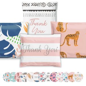 a la mode Mailers Animal Print Cheetah Strawberry Safari Reusable 12.5x15 Poly Mailers 50 Pack - Image 173