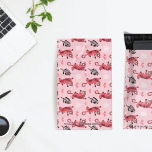 a la mode Mailers Animal Print Cheetah Strawberry Safari Reusable 12.5x15 Poly Mailers 50 Pack - Image 177