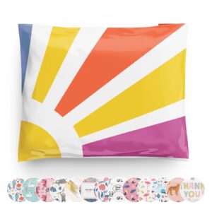 a la mode Mailers Animal Print Cheetah Strawberry Safari Reusable 12.5x15 Poly Mailers 50 Pack - Image 180
