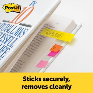 Post-it Page Markers, Assorted Colors , 1/2" x 2", 4 Pads - Image 4