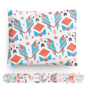 a la mode Mailers Animal Print Cheetah Strawberry Safari Reusable 12.5x15 Poly Mailers 50 Pack - Image 186