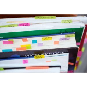 Post-it Page Markers, Assorted Colors , 1/2" x 2", 4 Pads - Image 6