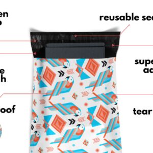 a la mode Mailers Animal Print Cheetah Strawberry Safari Reusable 12.5x15 Poly Mailers 50 Pack - Image 188