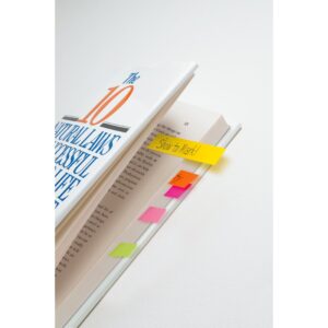 Post-it Page Markers, Assorted Colors , 1/2" x 2", 4 Pads - Image 7