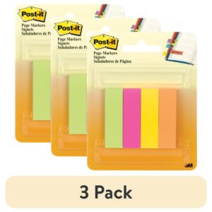 Post-it Page Markers, Assorted Colors , 1/2" x 2", 4 Pads - Image 9