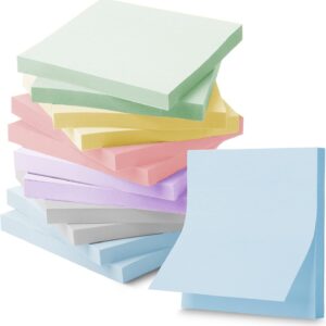 Mr. Pen- Sticky Notes, 3x3 inches, 12 Pads, Morandi Colors, Self-Stick Note Pads - Image 1