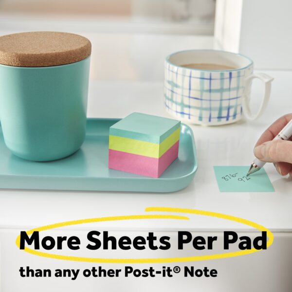 Post-it Notes Cube, Bright Colors, 1 7/8″ x 1 7/8″, 1 Cube