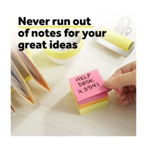 Post-it Notes Cube, Bright Colors, 1 7/8″ x 1 7/8″, 1 Cube