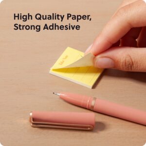 U Brands Mini Sticky Notes, Set of 4, 1.4 x 1.4 in., 25 Sheets Each, Painted Fruits Design