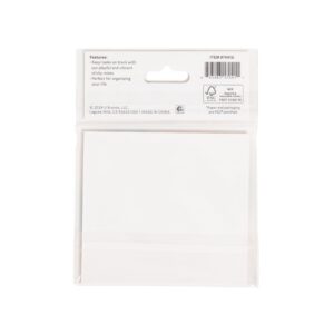 U Brands Mini Sticky Notes, Set of 4, 1.4 x 1.4 in., 25 Sheets Each, Painted Fruits Design