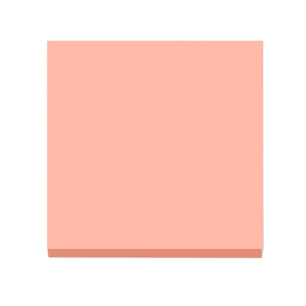 Preplabs Sticky Notes Pastel Sticky Notes – 100-Sheet 3×3″ Super Sticky Notes in Light Pink