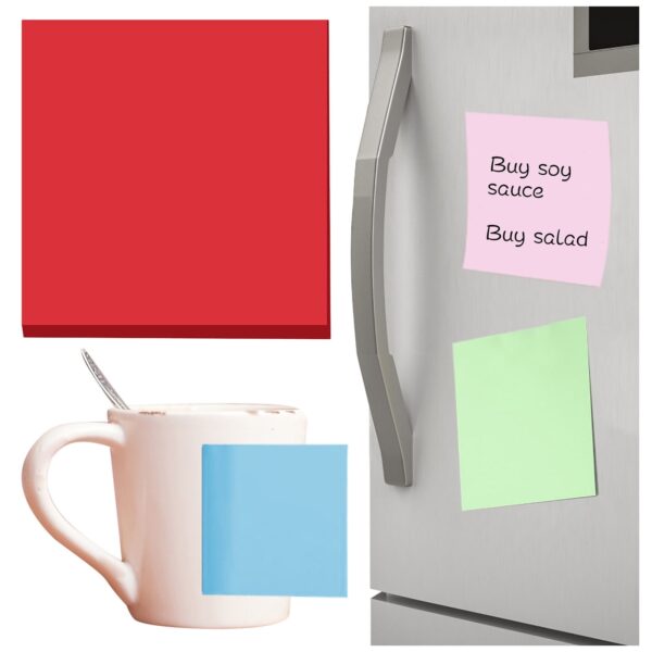 Preplabs Sticky Notes Pastel Sticky Notes – 100-Sheet 3×3″ Super Sticky Notes in Light Pink