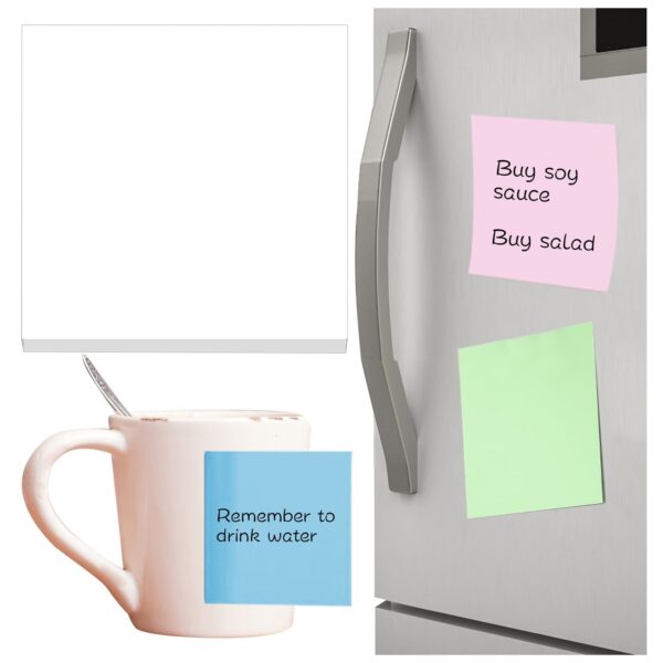 Preplabs Sticky Notes Pastel Sticky Notes – 100-Sheet 3×3″ Super Sticky Notes in Light Pink