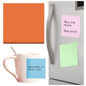 Preplabs Sticky Notes Pastel Sticky Notes – 100-Sheet 3×3″ Super Sticky Notes in Light Pink