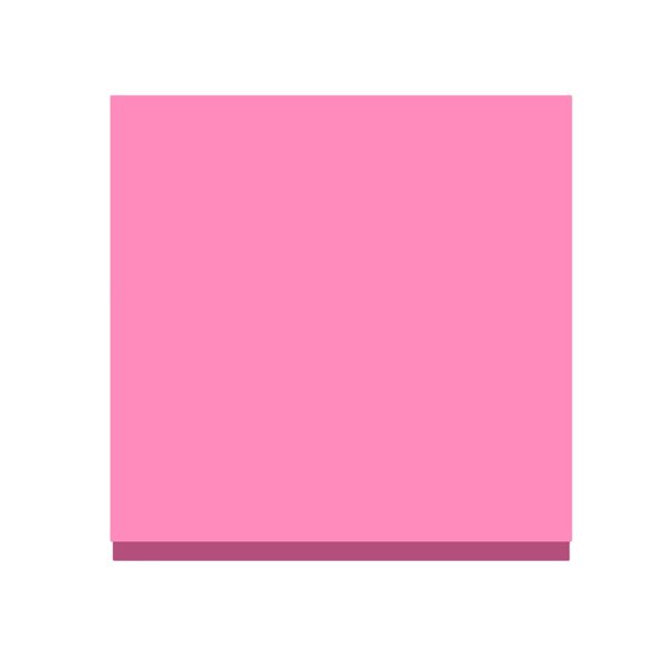Preplabs Sticky Notes Pastel Sticky Notes – 100-Sheet 3×3″ Super Sticky Notes in Light Pink