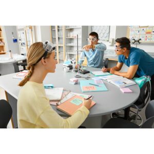Post-it Recycled Super Sticky Notes Made with 100% Recycled Paper, 3 in x 3 in, Wanderlust Pastels, 5 Pads