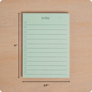 U Brands Daily Sticky Notes with Lines, 4 x 2.9 in., 60 Sheets, Folklore Fauna