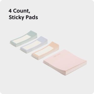 U Brands Sticky Notes and Tabs, Set of 4, 60 Sheets Each, Folklore Fauna