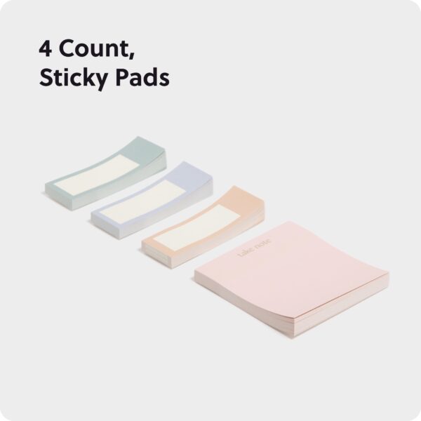 U Brands Sticky Notes and Tabs, Set of 4, 60 Sheets Each, Folklore Fauna