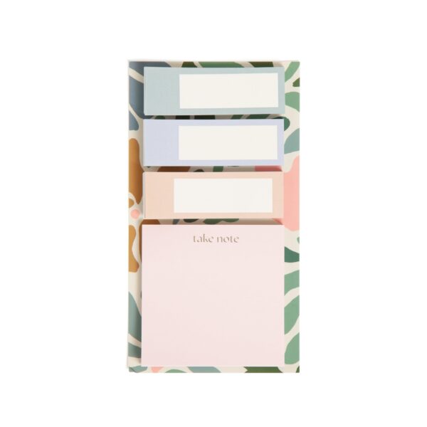U Brands Sticky Notes and Tabs, Set of 4, 60 Sheets Each, Folklore Fauna