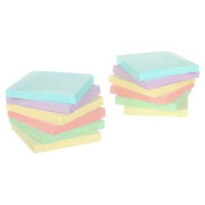 Pen+Gear Paper Sticky Notes, Pastel, 3" x 3", 1200 Sheets - Image 1