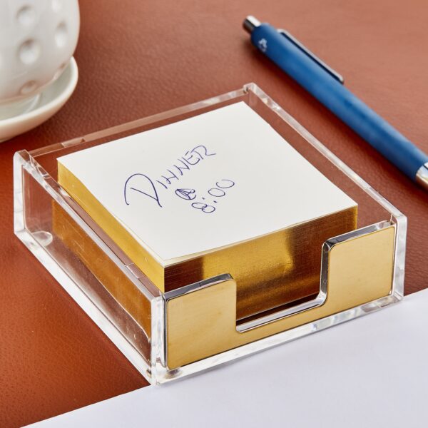 Pen+Gear Gold Sticky Notes, 3.94 x 1.38 x 3.82inch, Gold Color, 300 Count