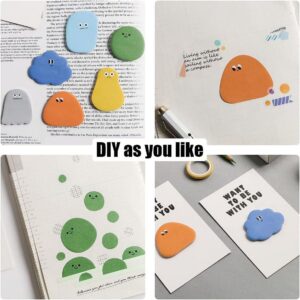 BZUEPRS 6 Pack 360 Sheets Cute Novelty Sticky Notes, Sticky Notes Self-Stick Notes Memo Pads, Kawaii Stationary Supplies Note for Office Meeting - Image 5