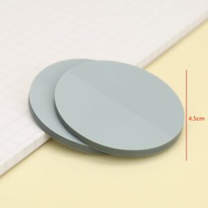 400Pcs Transparent Sticky Notes, Trianu Round Translucent Sticky Tabs, Waterproof Book Markers Stickers Page Flags Stickers, Planner Accessories, Bible Journaling Study Office Supplies