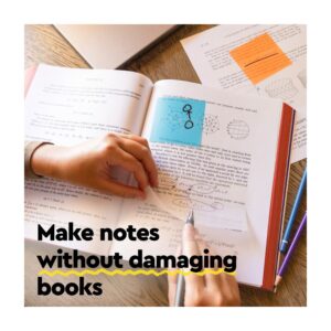Post-it Transparent Notes, Pink, Blue, 2 7/8 x 2 7/8 in, 24 Pack/Case - Image 9