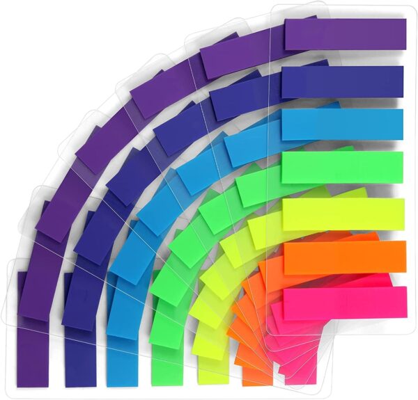 980 Pieces Sticky Notes Flags 7 Color Index Tabs