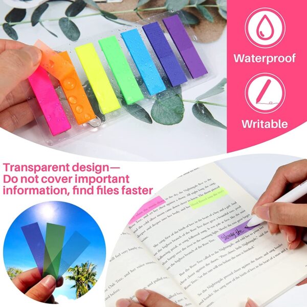 980 Pieces Sticky Notes Flags 7 Color Index Tabs