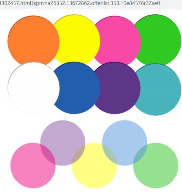 400 Sheets Round Note Pads Bright Self Stick Notes Pads Adhesive Note Pads Memo Label for Office