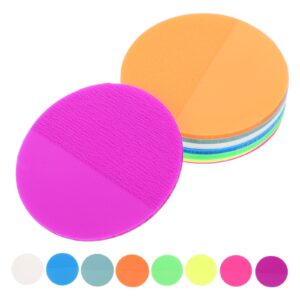 400 Sheets Round Note Pads Bright Self Stick Notes Pads Adhesive Note Pads Memo Label for Office