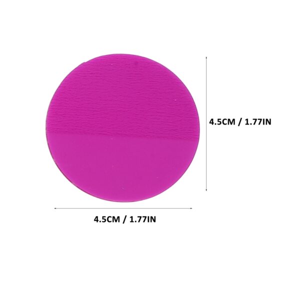 400 Sheets Round Note Pads Bright Self Stick Notes Pads Adhesive Note Pads Memo Label for Office