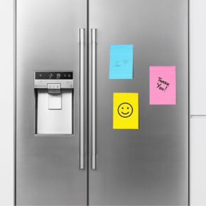 Tripumer 12 Pack Lined Sticky Notes 4 x 6 Inch Colorful Super Sticking Power Memo Pads for Office Home Meeting College 45 Sheets/pad