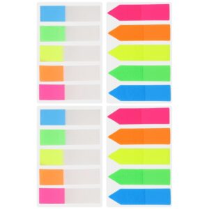 WORGEOUS 4 Sets Tag Notepad Book Marks Sticky Hands Markers Clear Duct Tape Office - Image 1