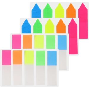 WORGEOUS 4 Sets Tag Notepad Book Marks Sticky Hands Markers Clear Duct Tape Office - Image 8
