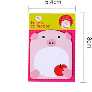 HAIJSEVR 14 Pack Sticky Notes, Self-Stick Removable Shaped Sticky Notes - 14 Pads - 100 Sheets 6 Pad Shaped Notes -20 Sheets 8 Pad Animal Notes - Image 4