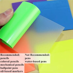 Sticky Notes Transparent Clear Translucent Sticky Tabs 3″x3″ Waterproof Book Annotation Supplies for Home Office 560 Pcs