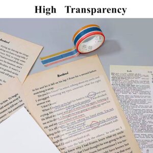 Sticky Notes Transparent Clear Translucent Sticky Tabs 3″x3″ Waterproof Book Annotation Supplies for Home Office 560 Pcs