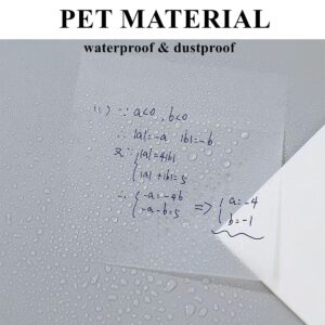 Sticky Notes Transparent Clear Translucent Sticky Tabs 3″x3″ Waterproof Book Annotation Supplies for Home Office 560 Pcs