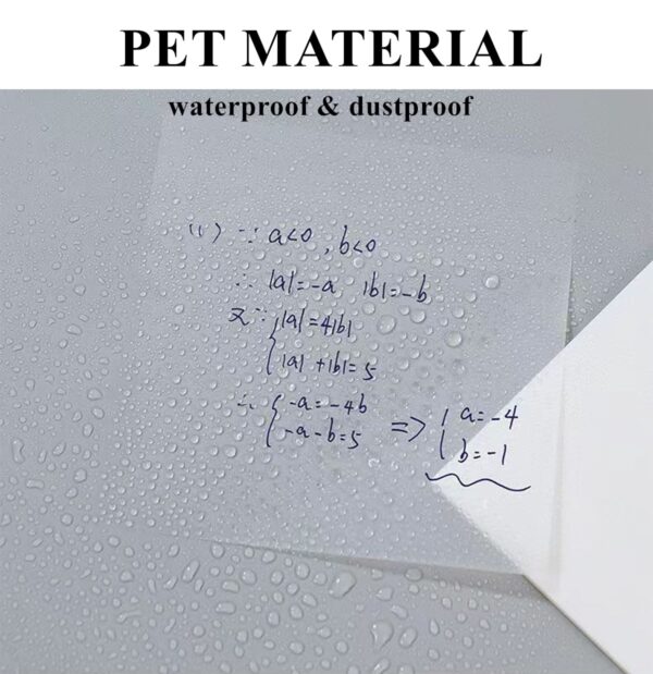 Sticky Notes Transparent Clear Translucent Sticky Tabs 3″x3″ Waterproof Book Annotation Supplies for Home Office 560 Pcs