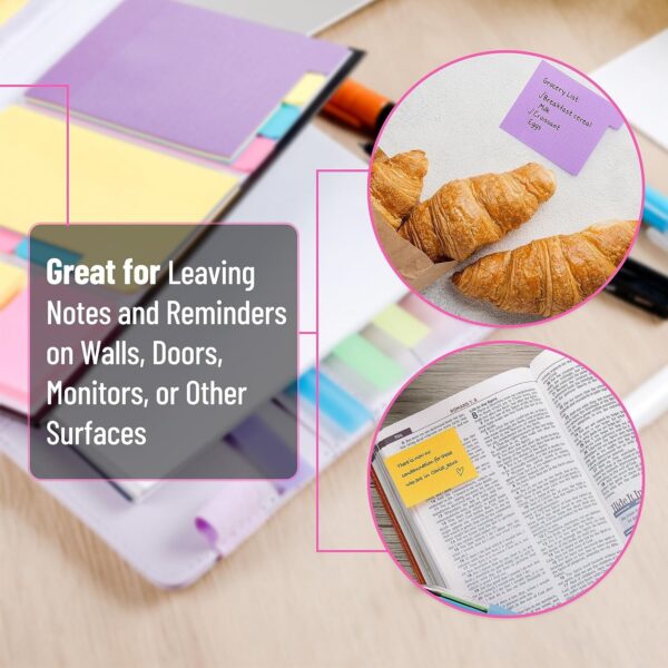 Mr. Pen- Sticky Note Set, 2 Sets, 820 pcs, Vibrant Colors